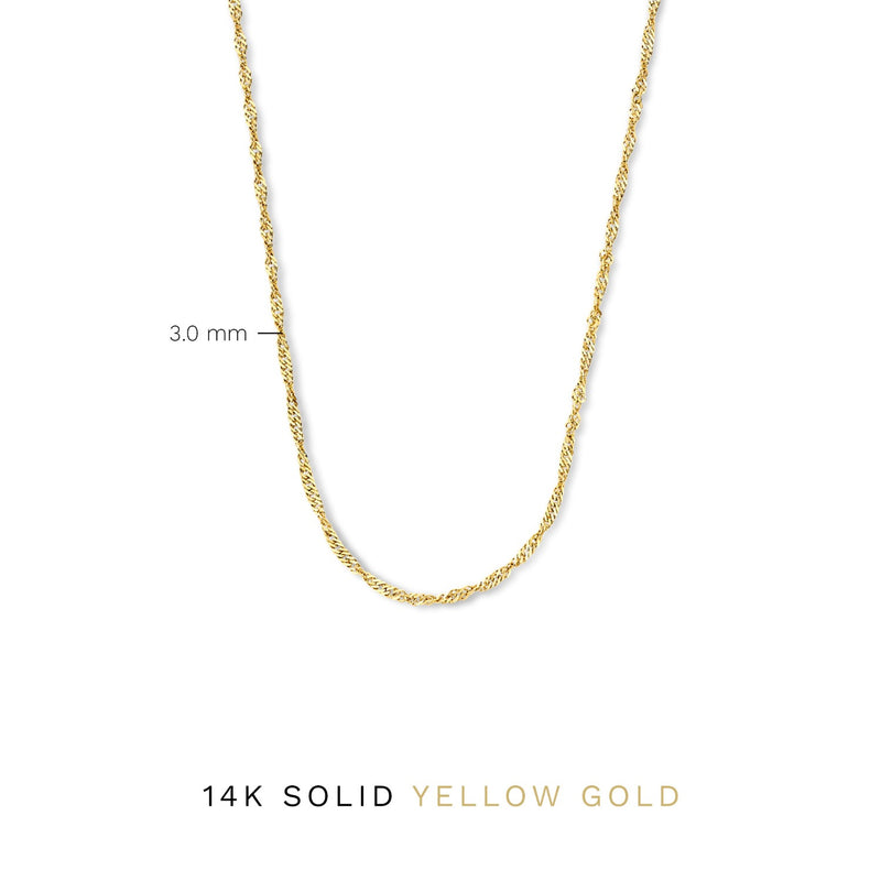 Isabel Bernard Rivoli Lilou 14 Karat | Gold Halskette IB340113-zoom-