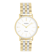 OOZOO Vintage Damenuhr In Gold Und Weiß C20407