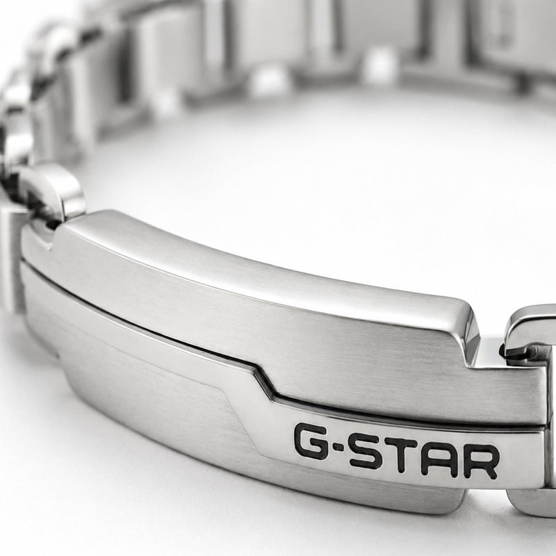 G-STAR Unistrial Silbernes Gliederarmband GSJ.112.03-zoom-