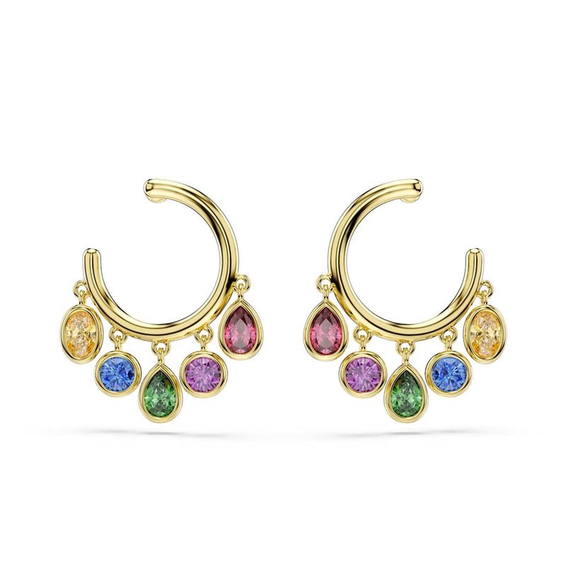 Swarovski Imber Organic Goldfarbene Mehrfarbige Ohrringe 5753263-zoom-