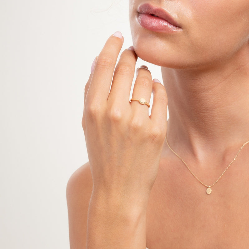 Isabel Bernard Le Marais Adeline 14 Karat Gold Ring IB330113-48-zoom-