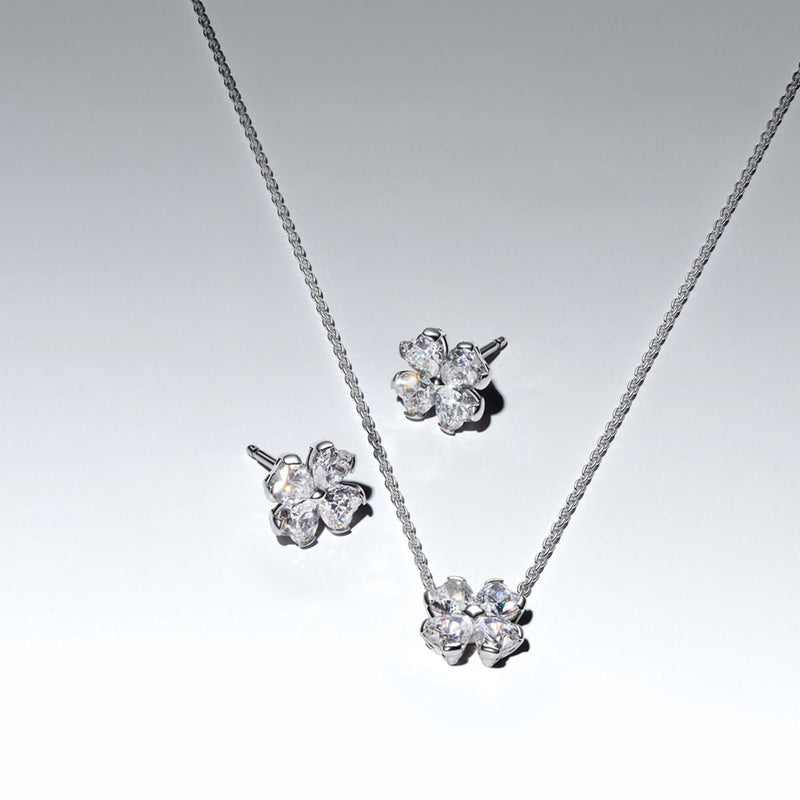 Pandora Timeless Funkelnder Glücksklee Ohrstecker 294500C01-zoom-