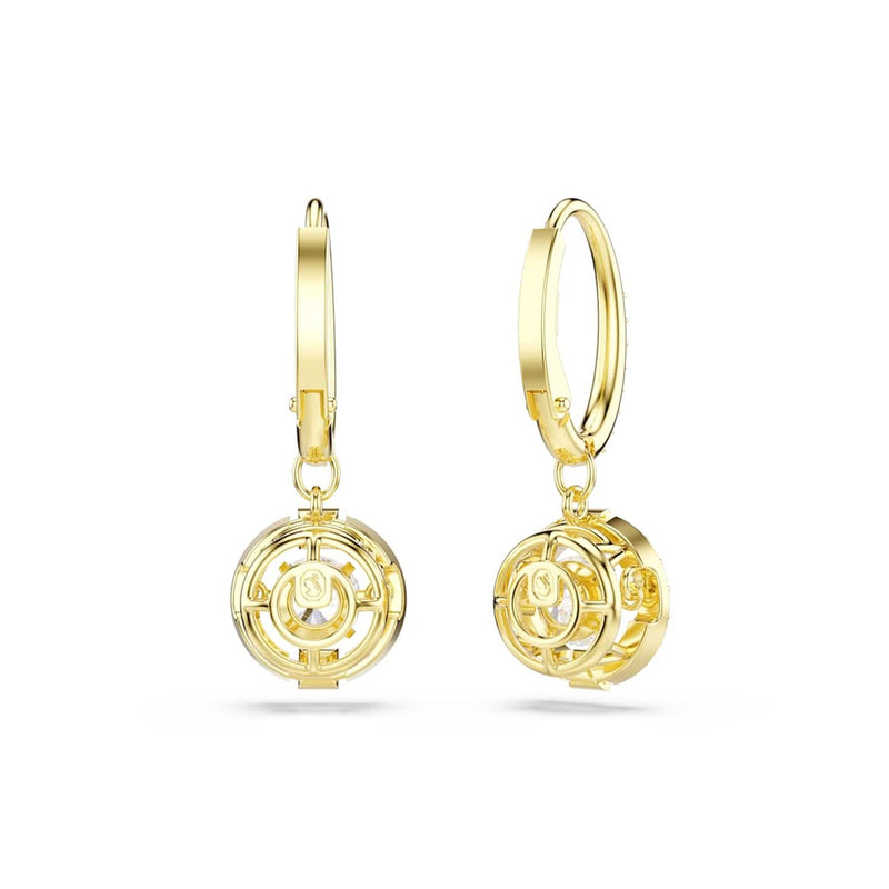 Swarovski Una Sparkling DC Goldfarbene Ohrringe 5758095-zoom-