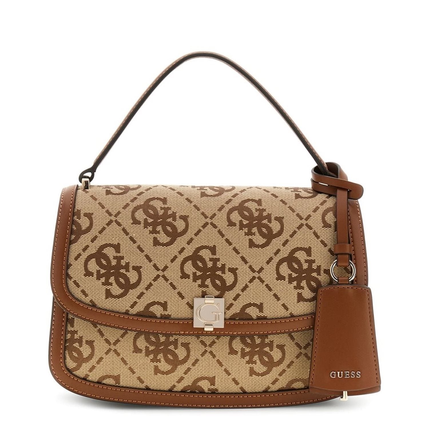 Guess Audrey Latte Logo Cnvrtbl Xbdy Bag HWJG97-55210-LTL