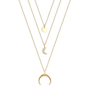 Elli 925 Sterling Silver Layered 2004-BF-0007660-001