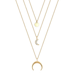 Elli 925 Sterling Silver Layered 2004-BF-0007660-001