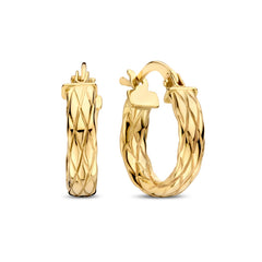 Isabel Bernard Rivoli Aurelle 14 karat gold hoop earrings IB360278