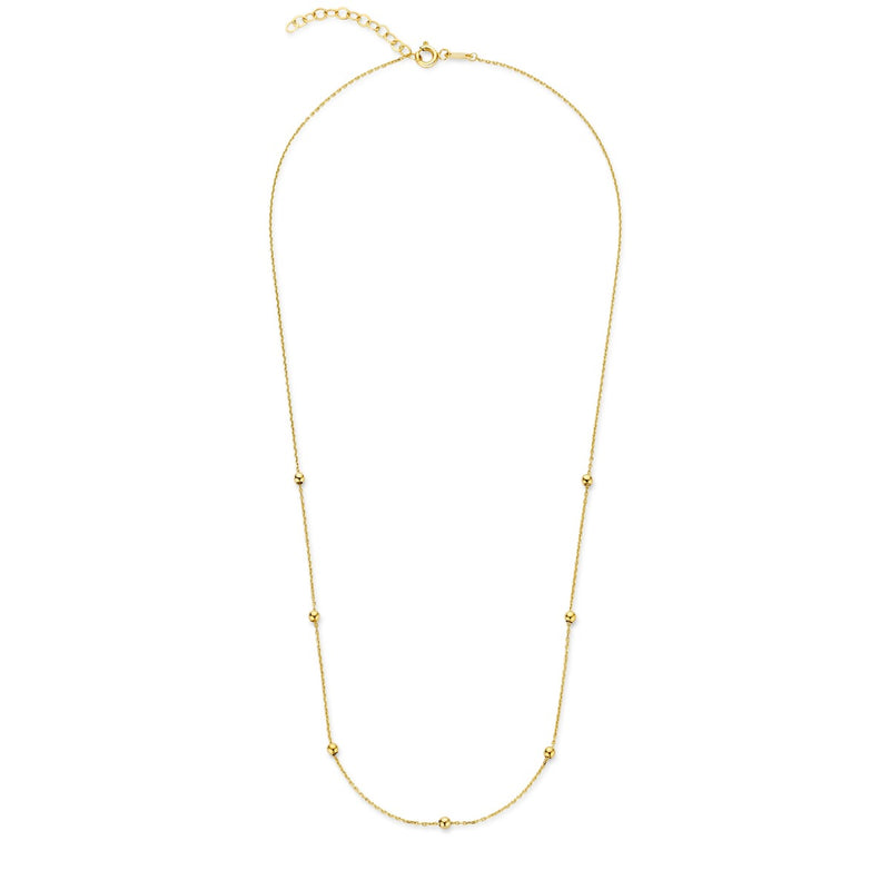 Beloro Jewels Della Spiga Dani 9 Karat Gold Necklace BO340041-zoom-