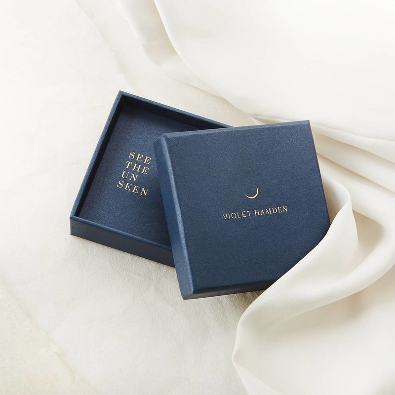 Violet Hamden Venus 925 Sterling Silberne Halskette mit Geburtsstein VH340009-JUL-zoom-