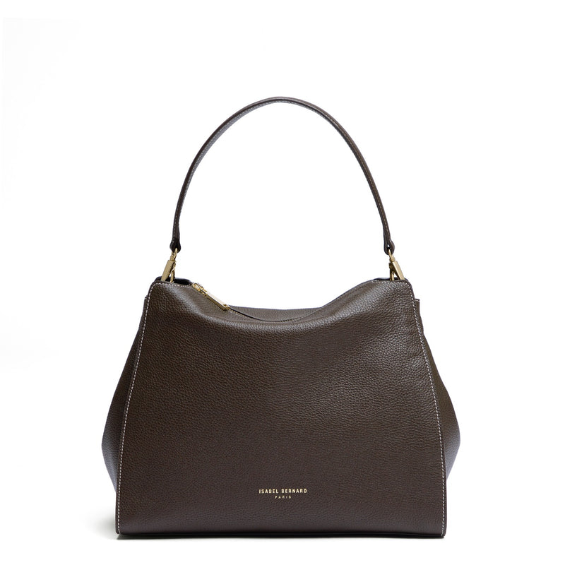 Isabel Bernard Honoré Emma Schultertasche Dunkelbraun IB21134-031-zoom-