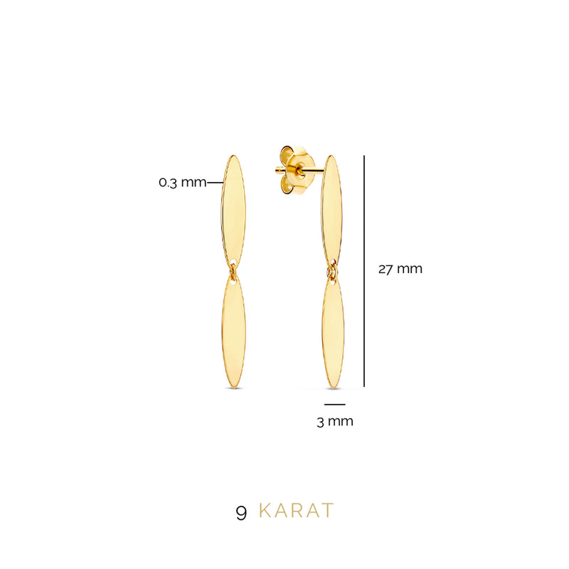 Beloro Jewels La Rinascente damen Ohrknöpfe 375 Gold BO360052-zoom-