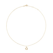 Jackie Gold Twisted Heart Halskette Aus 14 Karat Gold 585 JKN25.442