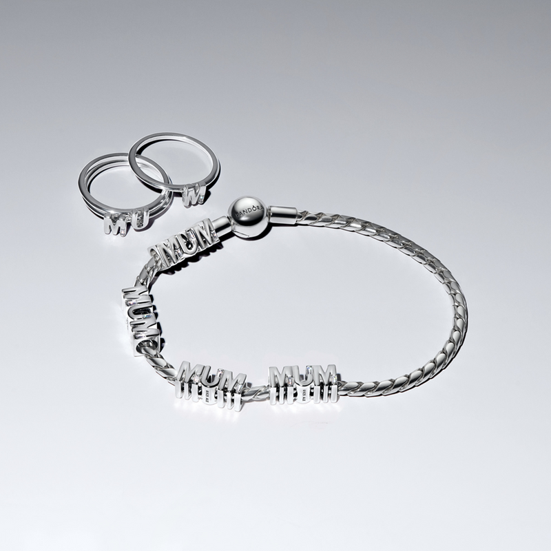 Pandora Moments MUM Buchstaben Teilbarer Ring 194458C01-52-zoom-