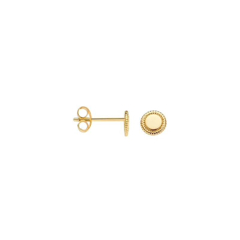 Blush 14 Karat Golden Ear Studs 7350YGO-zoom-