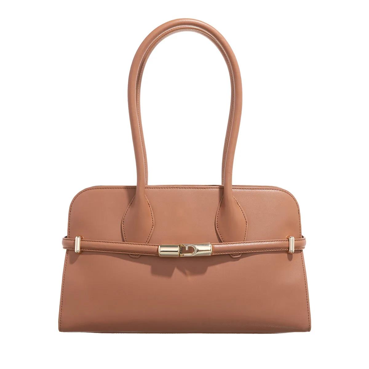 Furla Goccia Brown Leather Shoulder bag 2001-A0630152