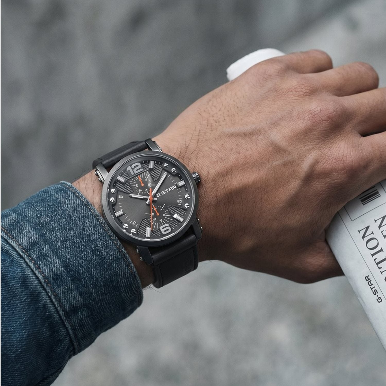 G-STAR Rovic Gunmetal Men's Watch GSW.509.02