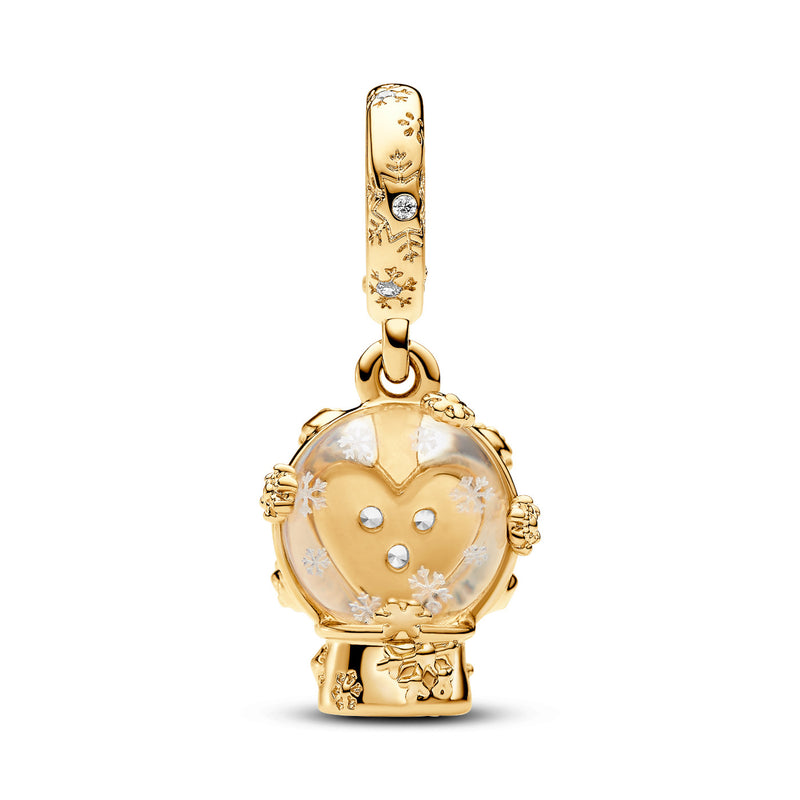 Pandora Moments Goldfarbene Charm 762825C01 mit 585er Golden Plattierung-zoom-