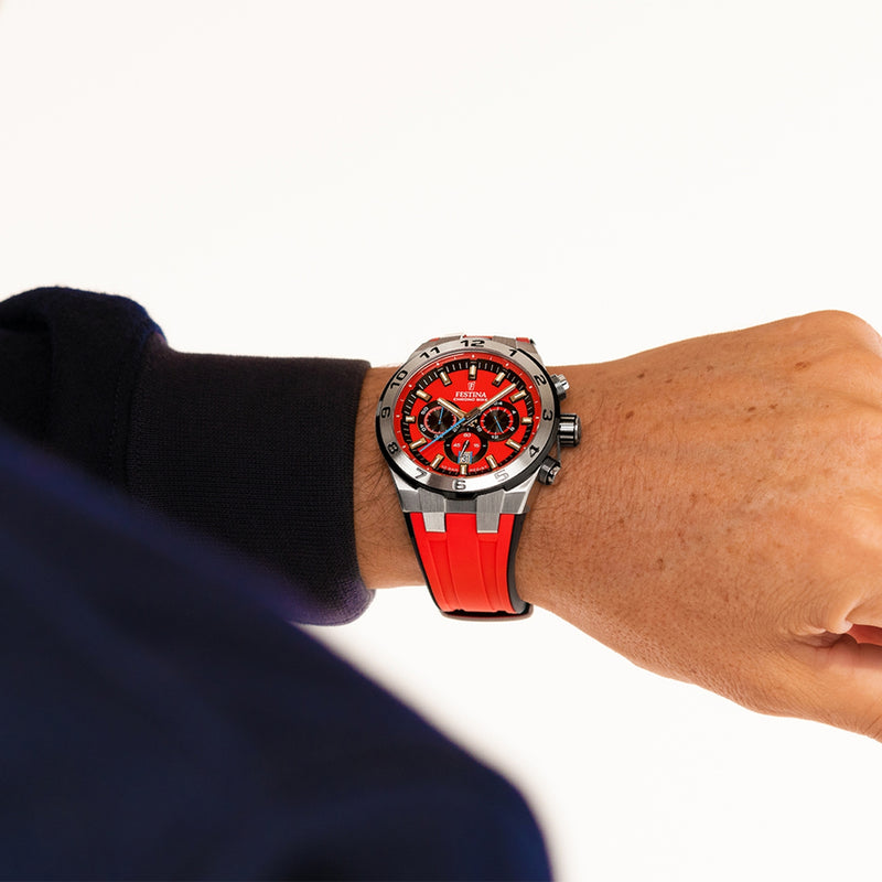 Festina Chrono Bike herren Uhr Rot F20671/5-zoom-