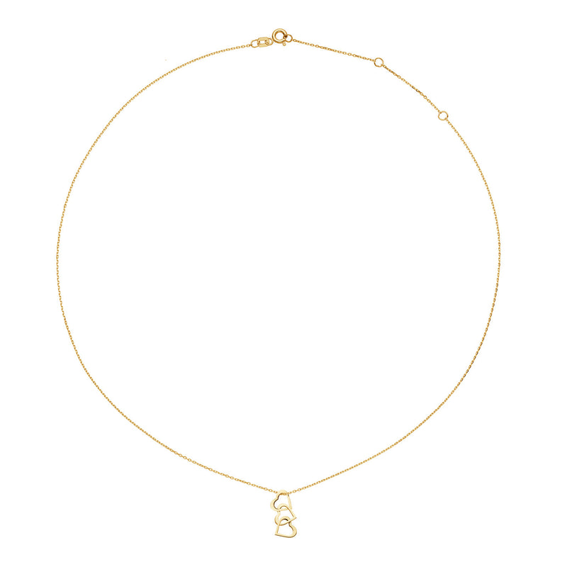 Jackie Gold Moving Love 14 Karat Gold Necklace JKN25.550-zoom-