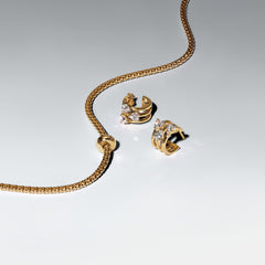 Pandora Clips and Safety Chains Gold coloured Heart closure clip Charm 763678C00