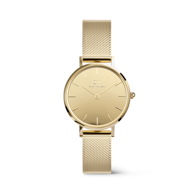 Daniel Wellington Petite&Quadro Mini Reflection Goldene Damenuhr DW00100797-zoom-