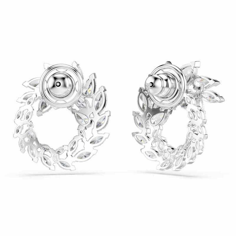 Swarovski Mesmera Glam Silberfarbene Creolen 5748008-zoom-