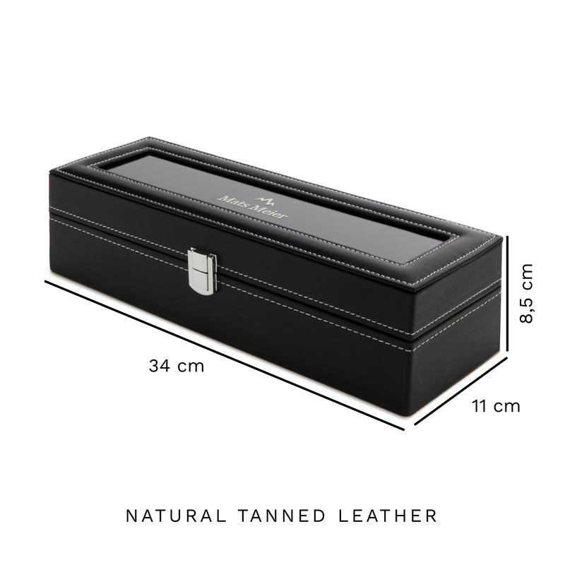 Mats Meier Mont Fort herren Uhrenbox Schwarz MM-Watchbox-1915-zoom-
