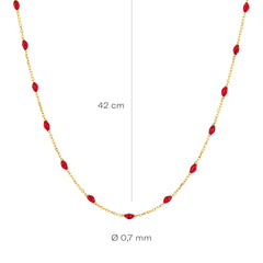 Blush 14 karat gold Necklace 3162YRR