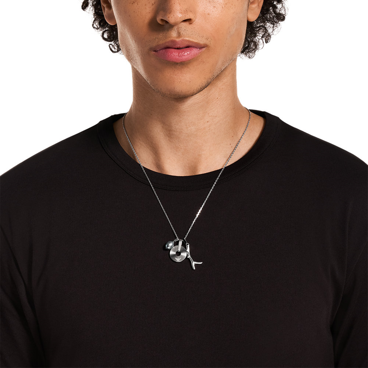 Emporio Armani Stainless Steel Men's Necklace EGS3315040