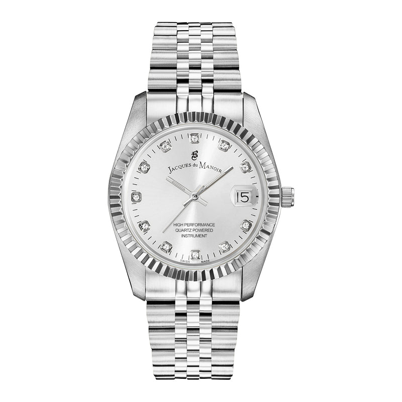 Jacques du Manoir Inspiration damen Uhr Silber NRO.01-zoom-