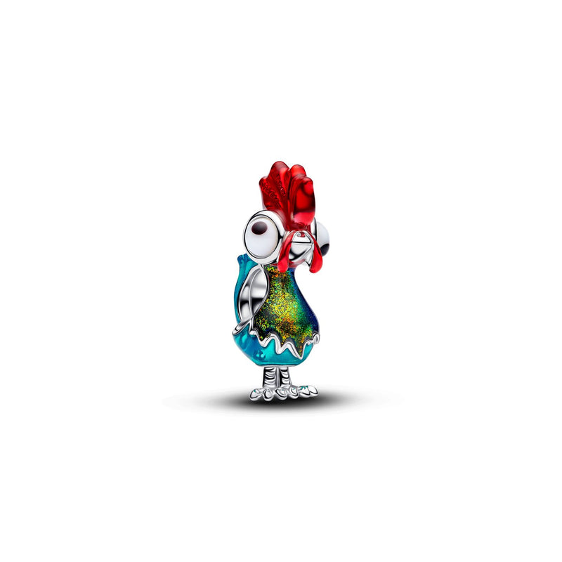 Pandora Disney Murano Glass And Enamel Disney Heihei Charm 794644C01-zoom-