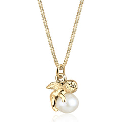 Elli 925 Sterling Silver Pearl Necklace with Pearl 2004-BF-0007825-002