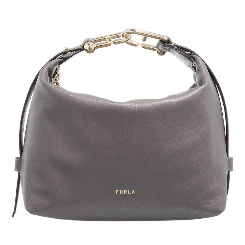 Furla Tonie Grey Leather Hobo bag 2001-A0629291-zoom-