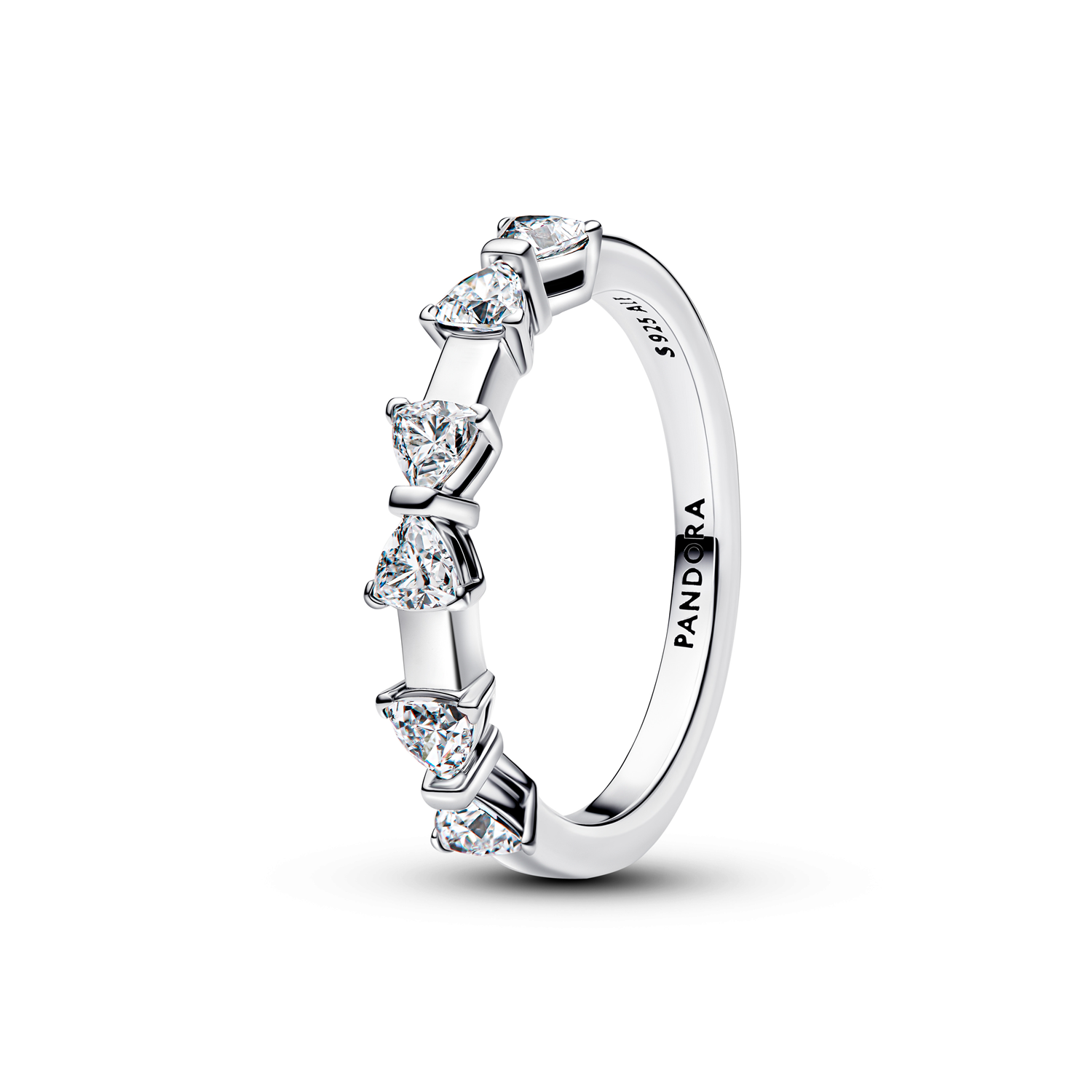 Pandora Timeless 925 Sterling Silver Bow Station Ring 194233C01-56