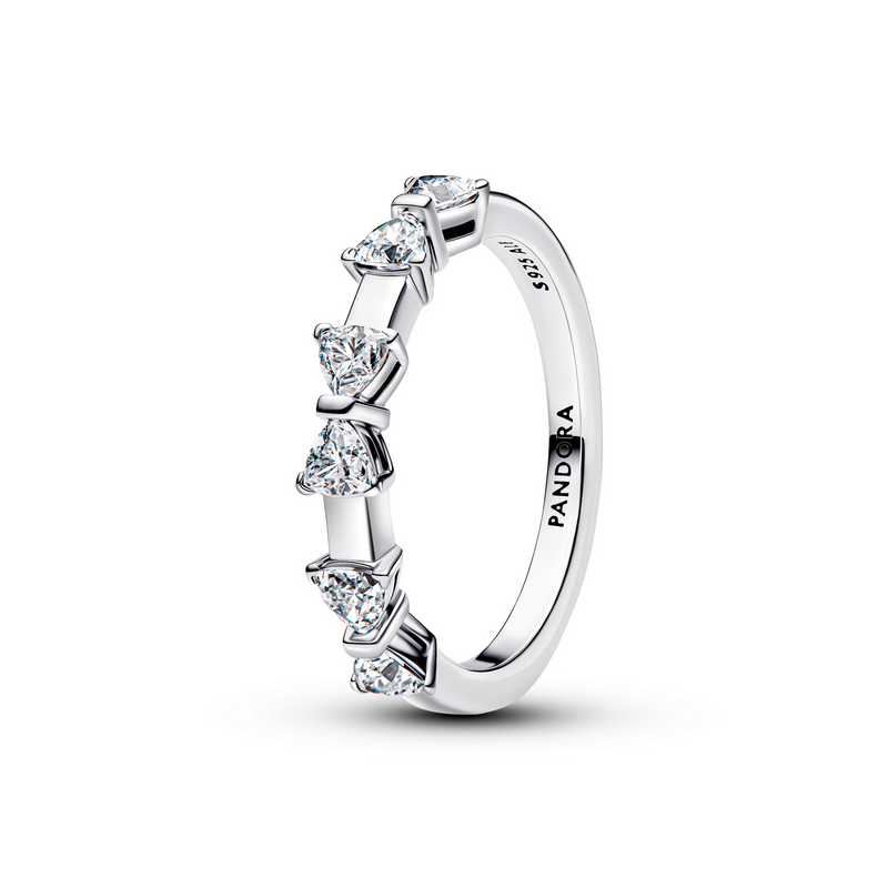 Pandora Timeless 925 Sterling Silver Bow Station Ring 194233C01-56-zoom-