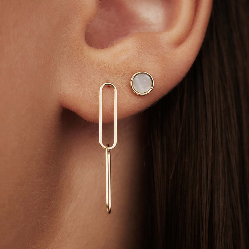 Isabel Bernard Belleville Nova 14 Karat | Gold Ohrstecker IB360038-zoom-