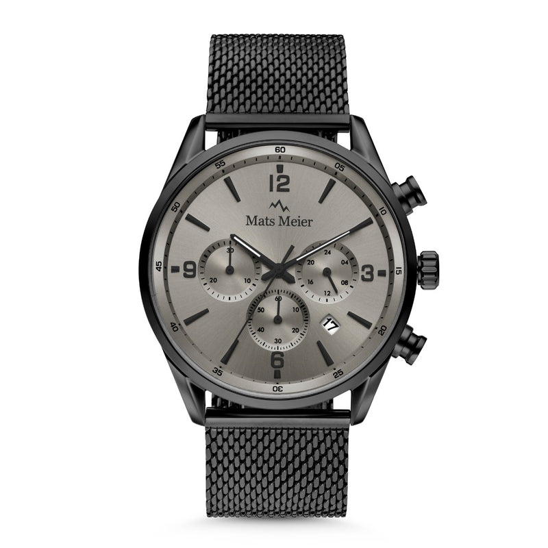 Mats Meier Grand Cornier Chronograph Men's Watch Gun Metal MM00136-zoom-