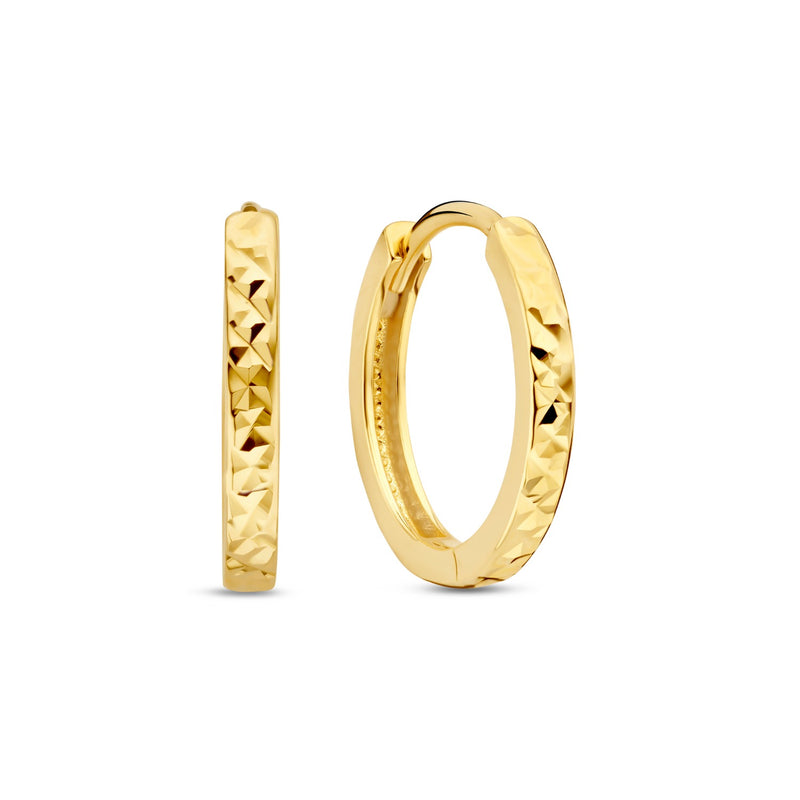 Beloro Jewels Regalo d'Amore 9 Karat Gold Ohrringe Geschenkset mit Diamantschliff BO90042-zoom-
