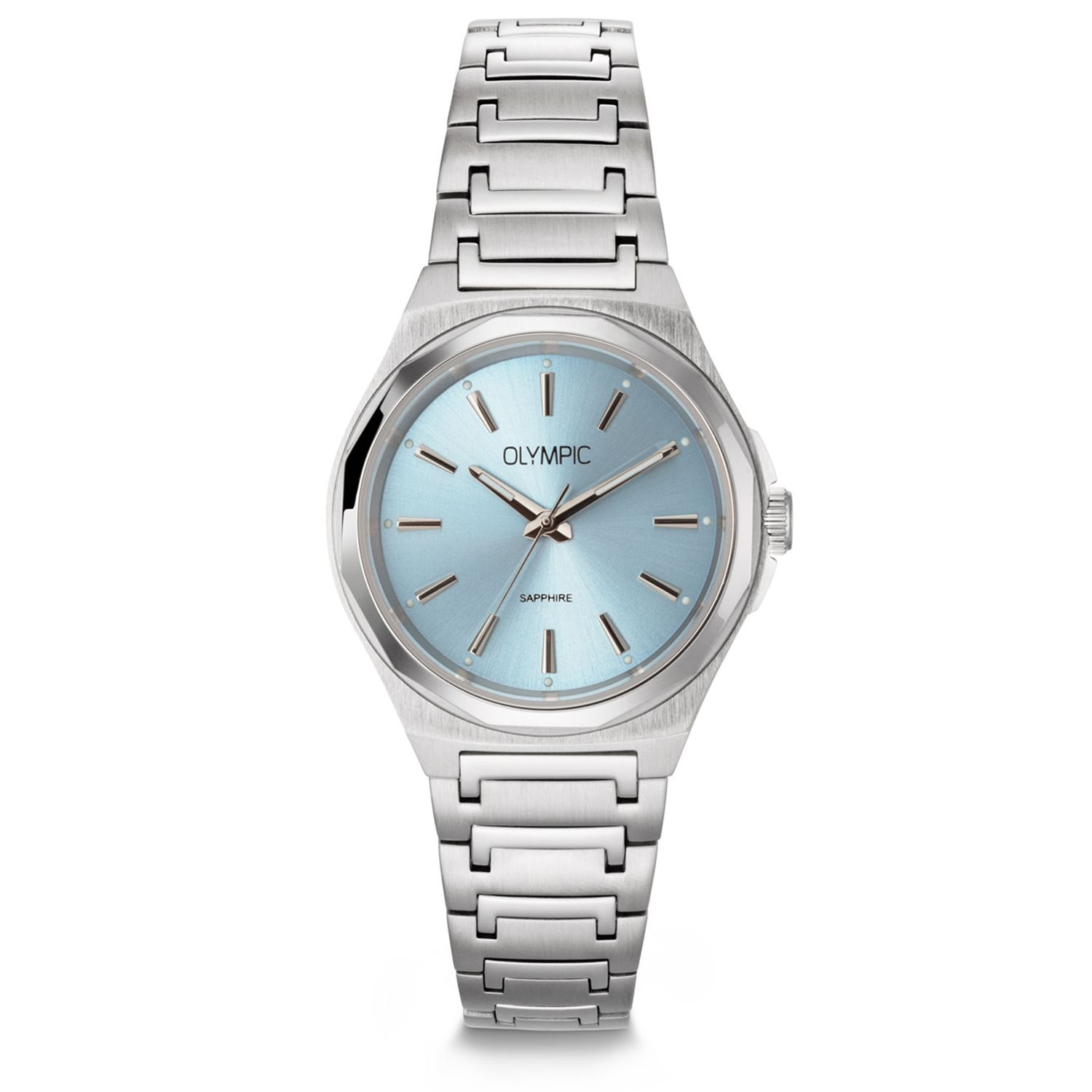 Olympic Momentum Silver and Blue Women's Watch OL66DSS026