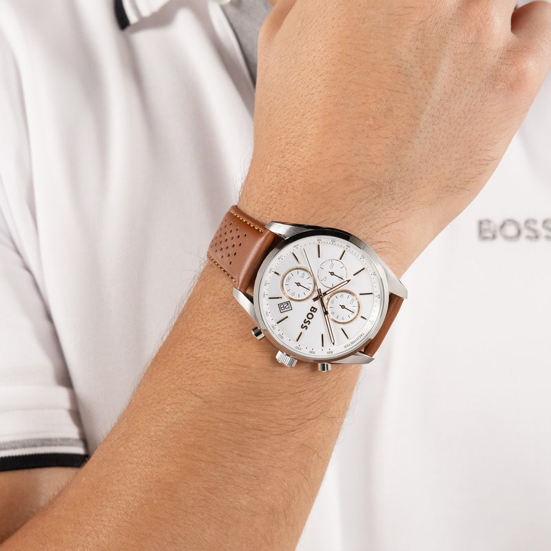 Hugo Boss Chronograph Uhr 44 mm HB1514313-zoom-