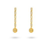 24Kae Gold Earrings 424114Y