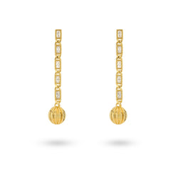 24Kae Gold Earrings 424114Y