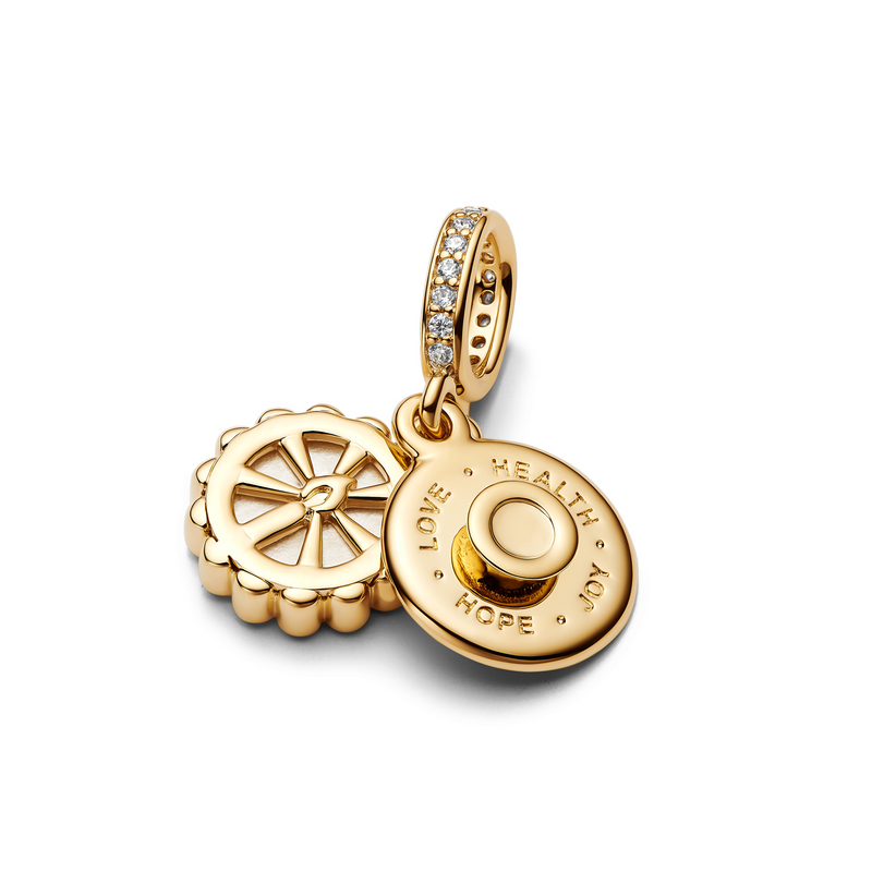 Pandora Moments Gold Plated Charm 763787C01-zoom-