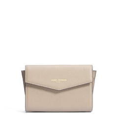 Isabel Bernard Honoré Lina Beige Clutch With Detachable Shoulder Chain IB21135-072