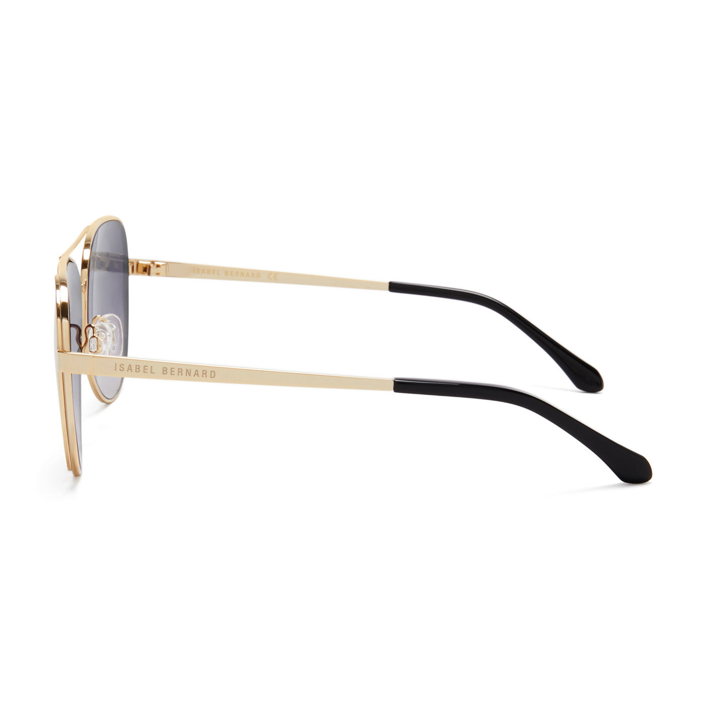 Isabel Bernard La Villette Ruby Gold-coloured Aviator Sunglasses IB400004-15-01