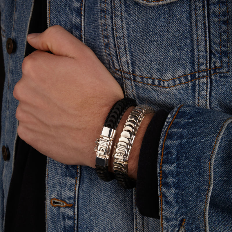 Buddha to Buddha Lars damen Armband Schwarz BTB122BL-E-zoom-