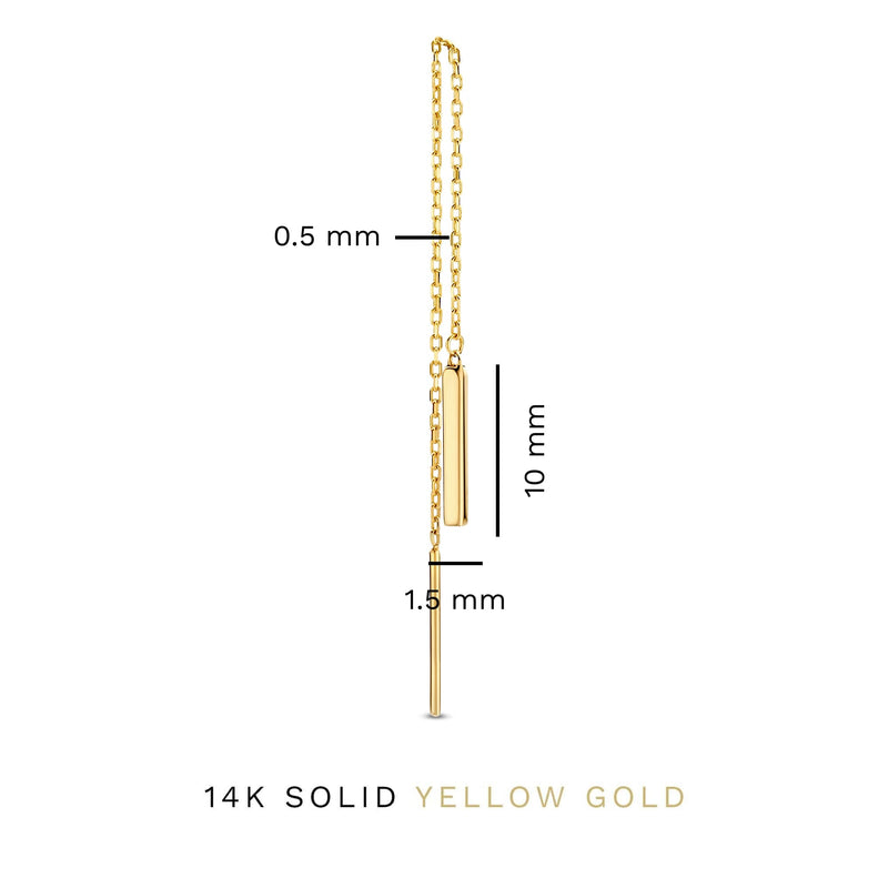 Isabel Bernard Le Marais Rosalie 14 Karat | Gold Drop Ohrringe IB360214-zoom-