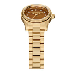 Michael Kors Lexington Round Brown Dial Watch MK7578