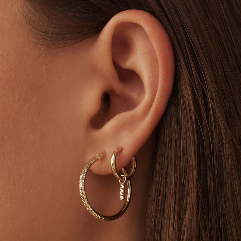 Isabel Bernard Cadeau d´Isabel 14 Karat | Gold Ohrringe Set IB90133-zoom-