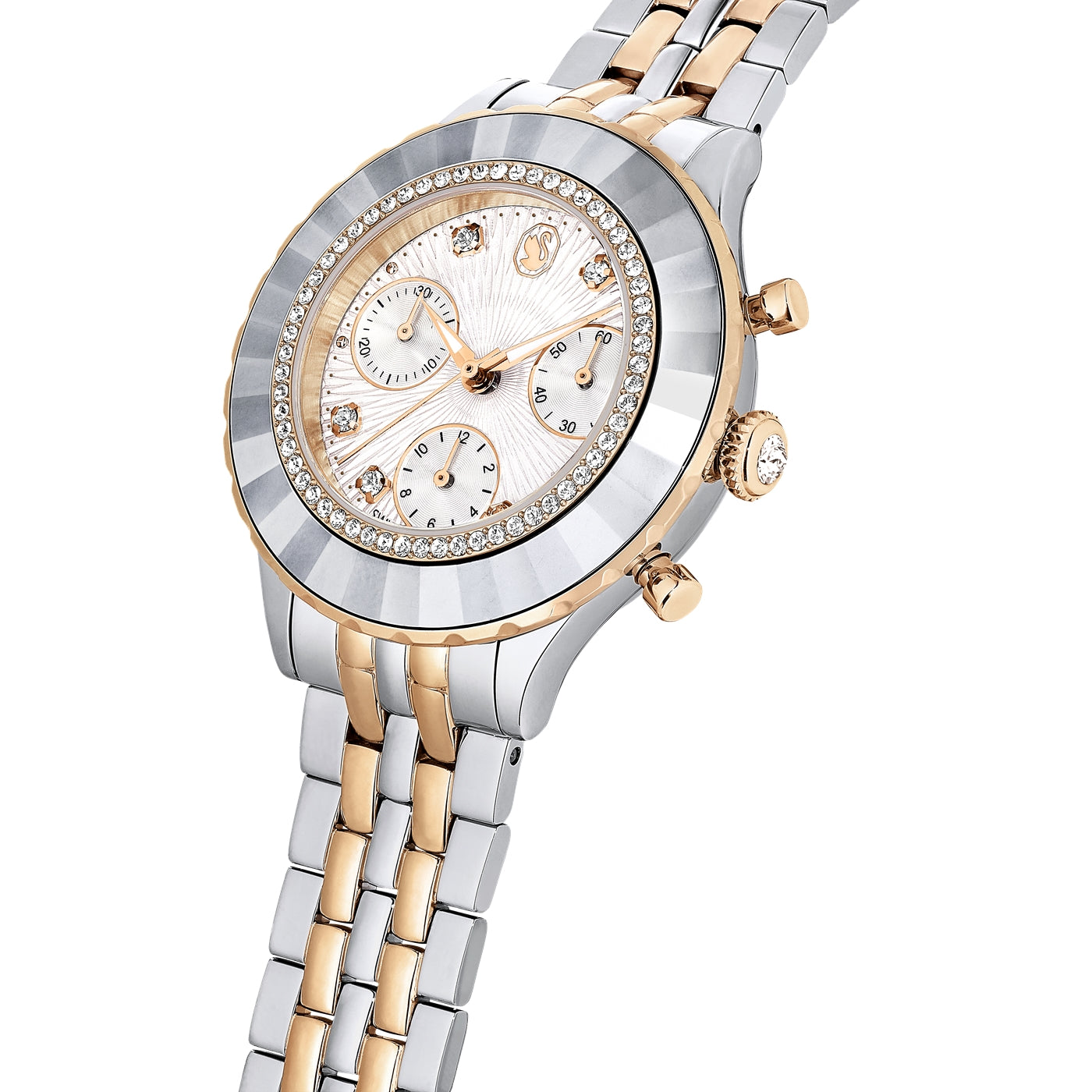 Swarovski Octea Chrono Silver Watch 5672937